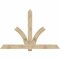 Ekena Millwork Redmond Rough Sawn Timber Gable Bracket, Douglas Fir, 84"W x 56"H x 2"D x 6"F, 16/12 Pitch GBW084X56X0206RED00RDF - alternate 1